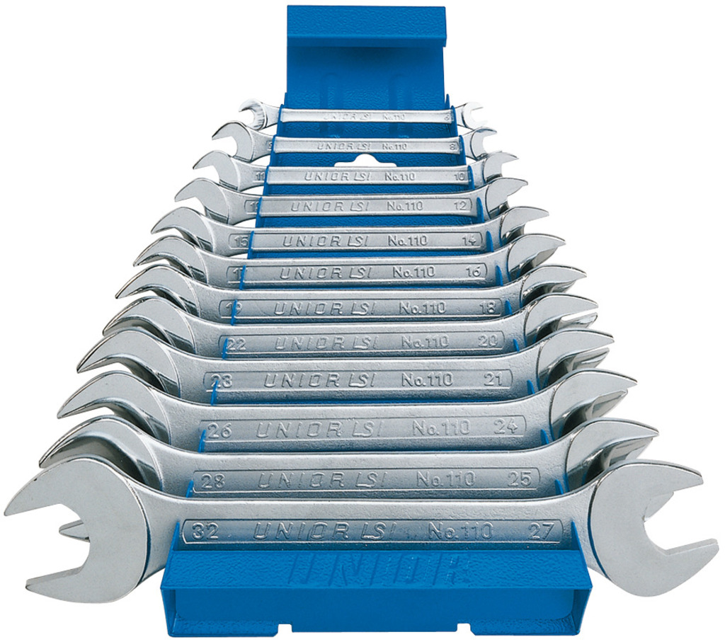 #demo# 110/1MS-Juego de llaves fijas de dos bocas en expositor metálico-6 - 32/12