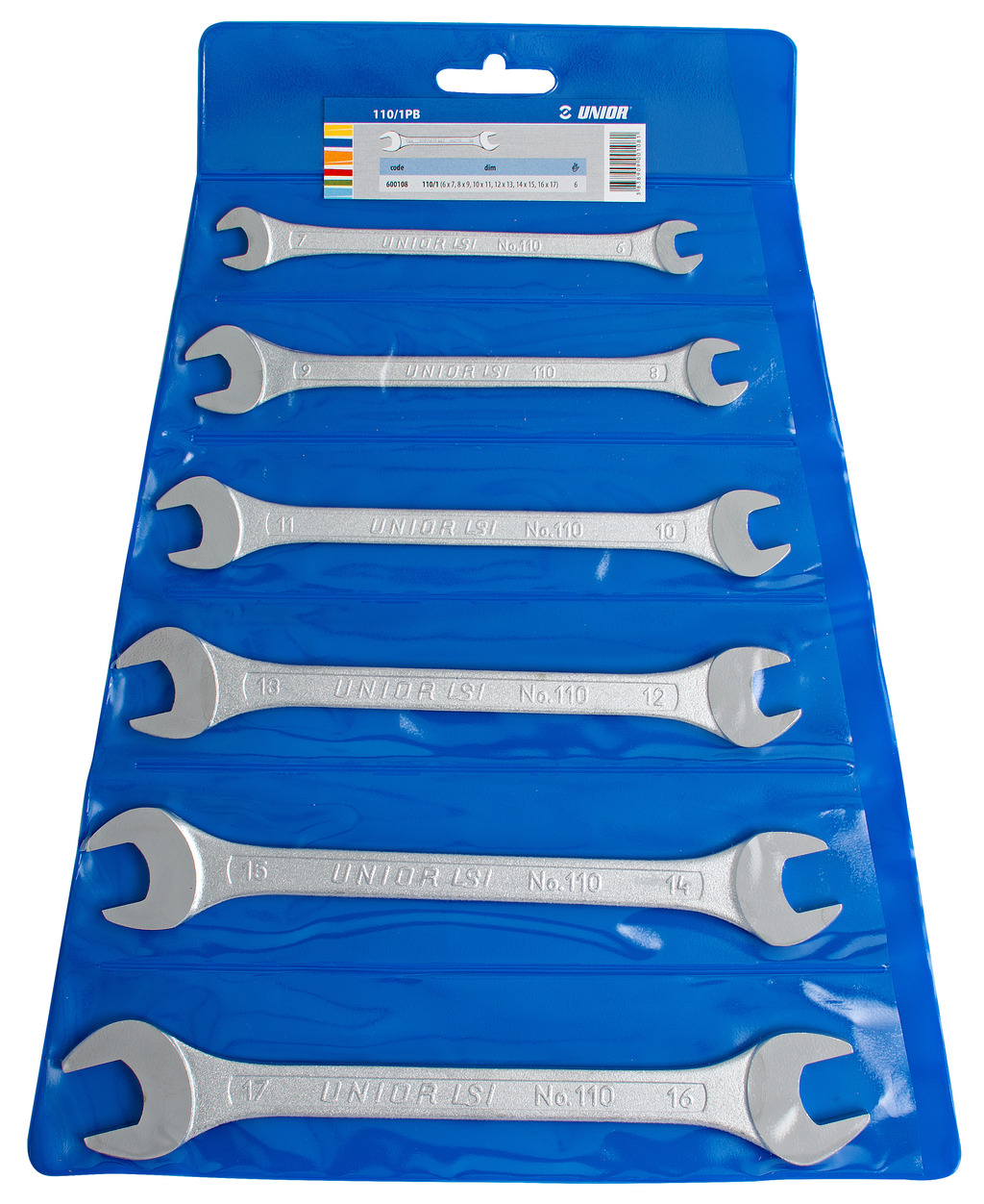 #demo# 110/1PB-Juego de llaves fijas de dos bocas en bolsa de plástico-6 - 17/6