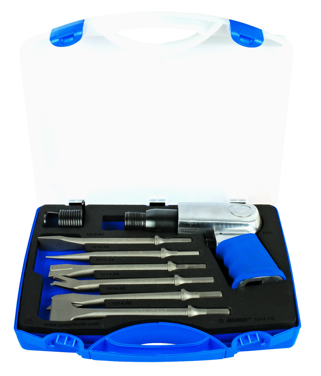 #demo# 1514PB-Juego de martillo neumático de impacto con cinceles-/7