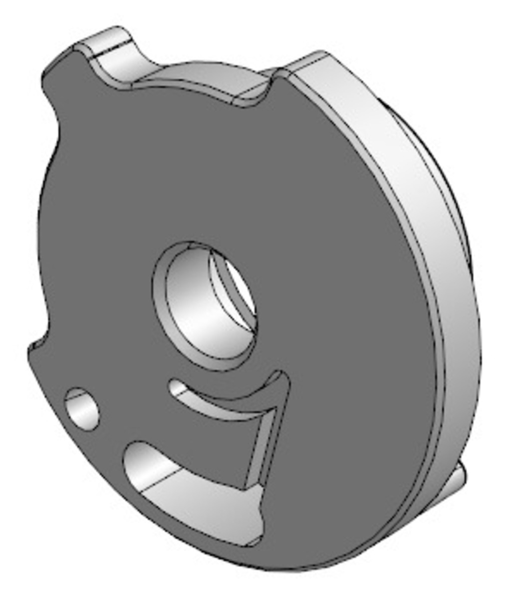 #demo# 1552.14Rear End Plate 5pcs/set