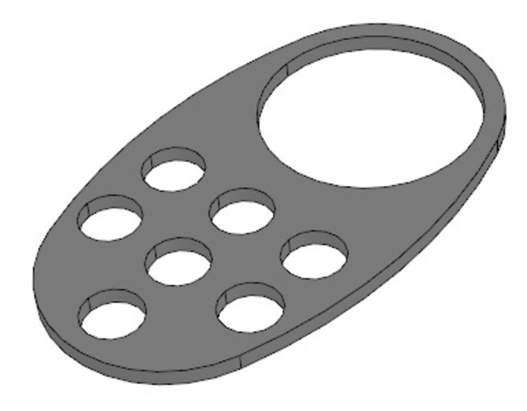 #demo# 1563.7Exhaust Diffuser 5pcs/set