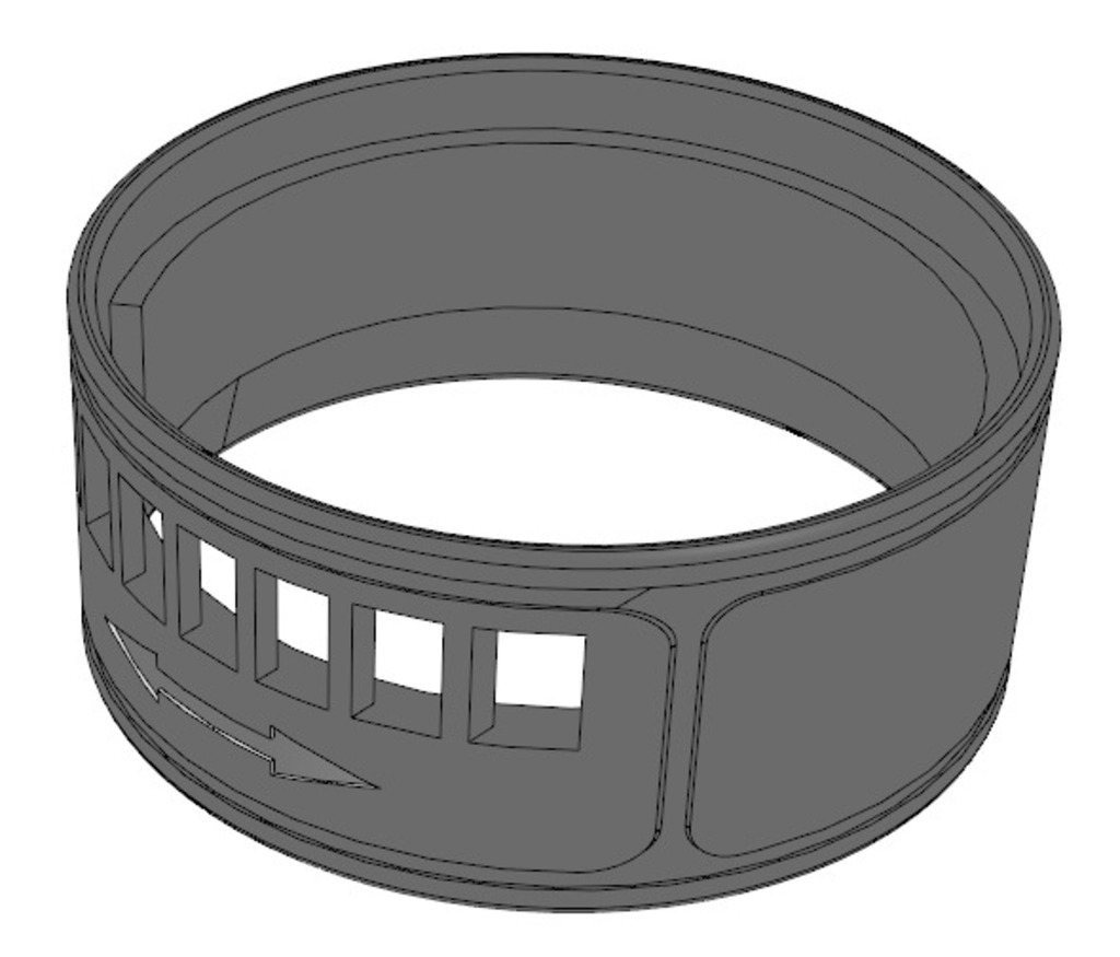 #demo# 1564.7Exhaust Diffuser 5pcs/set