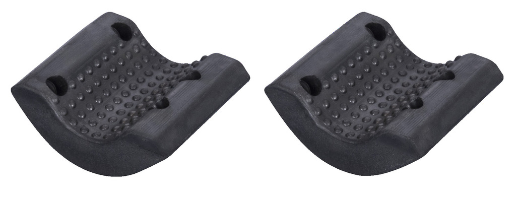 #demo# 1693.17-Cubiertas de goma reemplazables para abrazadera, redondas, juego de 2 piezas