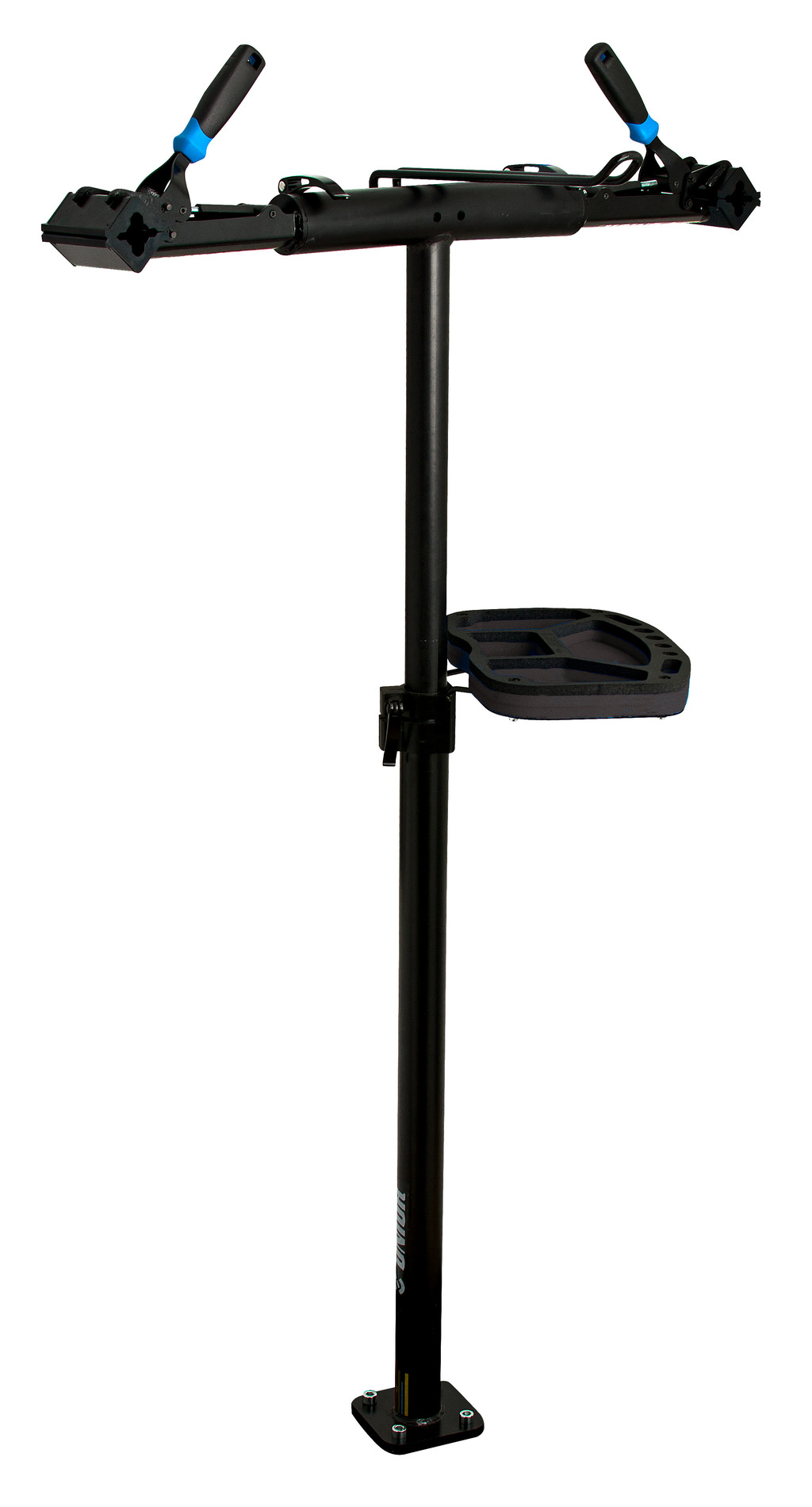 #demo# 1693CS1** Caballete para reparación de bicicleta con dos mordazas ajustables manualmente sin base fi