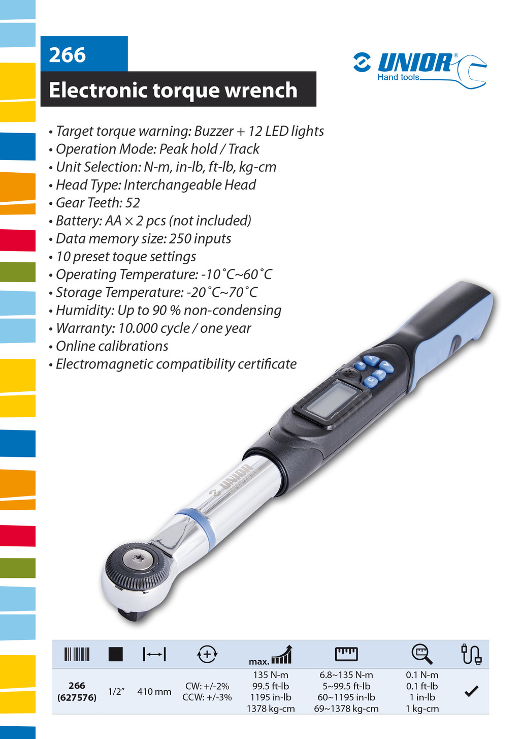 #demo# 1843MAGNET266-Magnetic sticker for 266EN (6,8-135Nm)