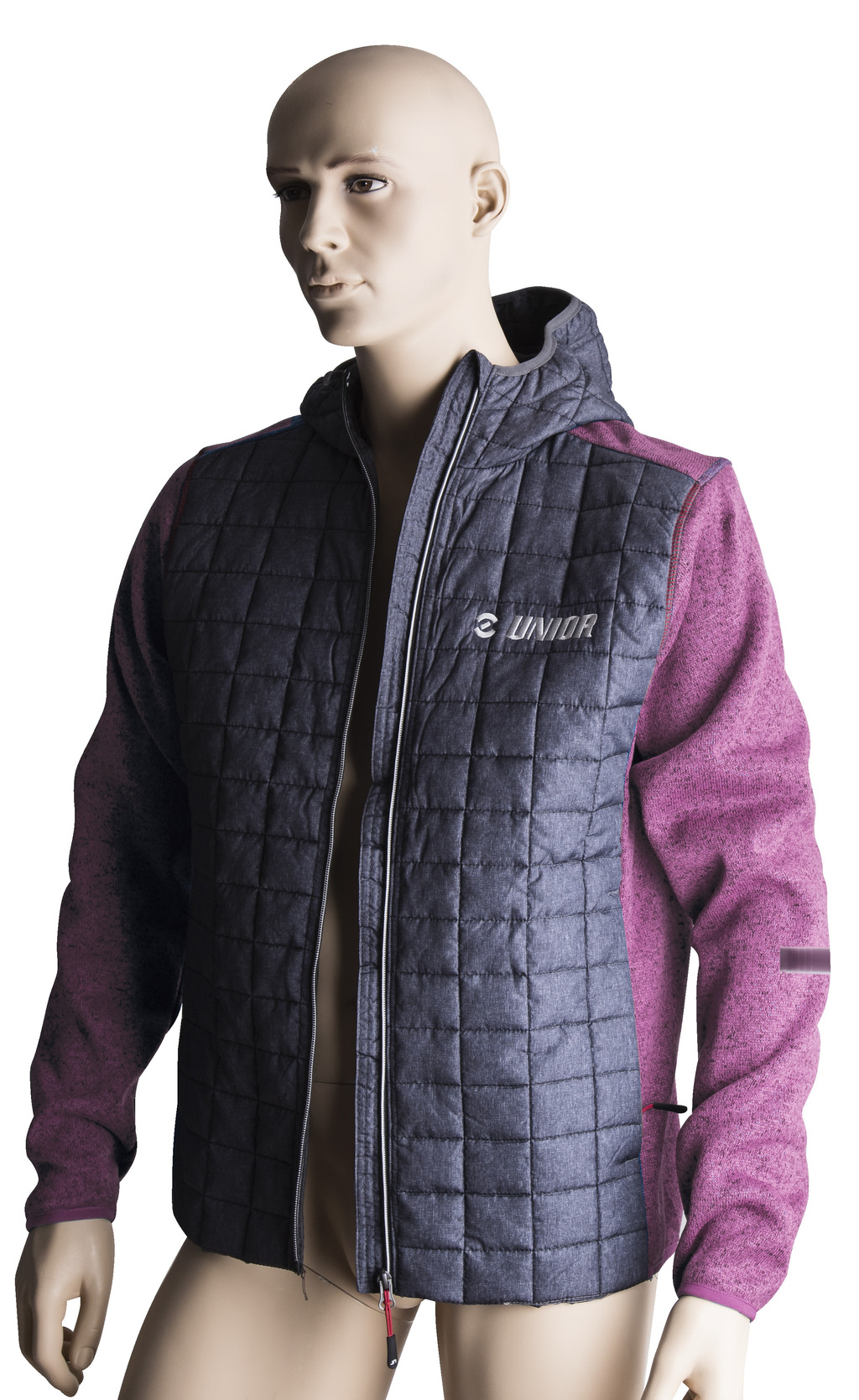 #demo# 1856W-Knitted hybrid jacket for womenS