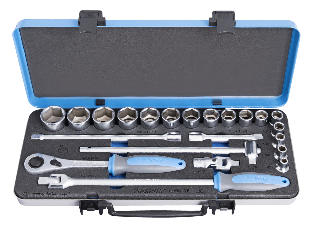 #demo# 190BI6P22IN-Juego de vasos y accesorios de 1/2" en caja metálica-/22