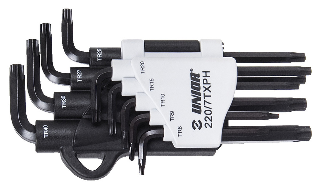 #demo# 220/7TXPH-Juego de llaves allen con perfil TX inviolable en colgador de plástico-TX9 - 40