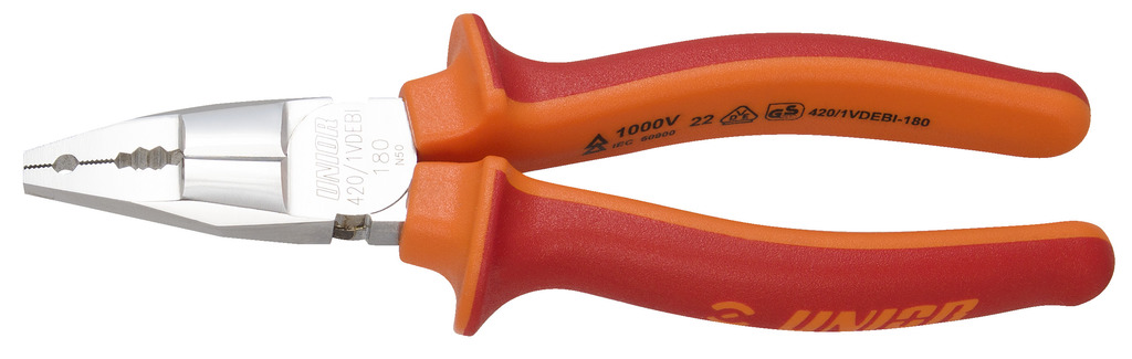#demo# 420/1VDEBI-Alicate para telefonistas aislado-180