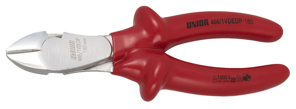 #demo# 466/1VDEDP-Alicate corte diagonal reforzado, aislado-200