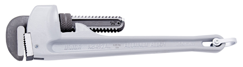 #demo# 492AL-H-Llave para tubos extrafuerte, mango de aluminio-18"