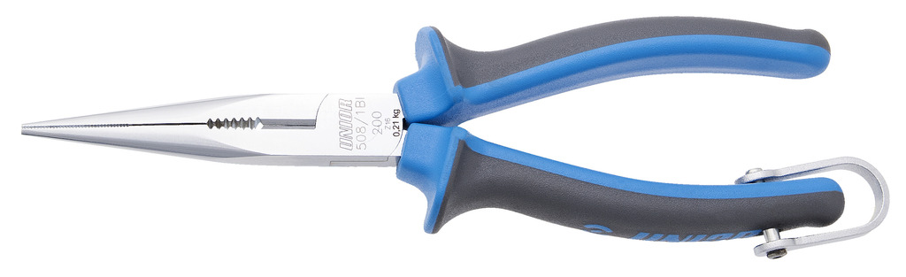 #demo# 508/1BI-H-Alicate puntas semirredondas, punta recta con corte y grip-200