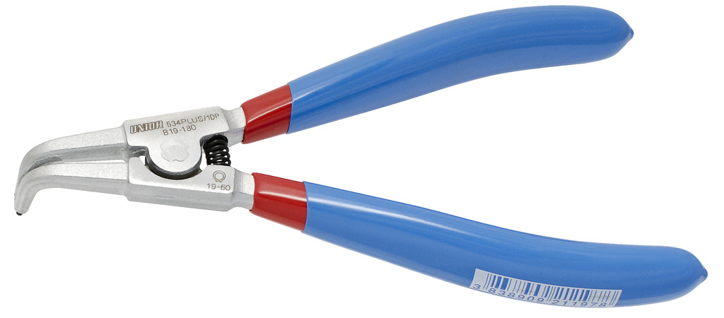 #demo# 534PLUS/1DP-Alicate para arandelas exteriores, boca curva-140 x 3 - 10