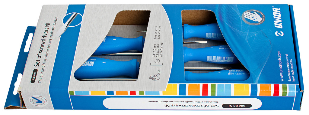 #demo# 606B5NI-Juego de destornilladores NI, en caja de cartón-/5