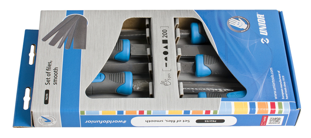 #demo# 762/5S-Juego de limas, finas-200 /5