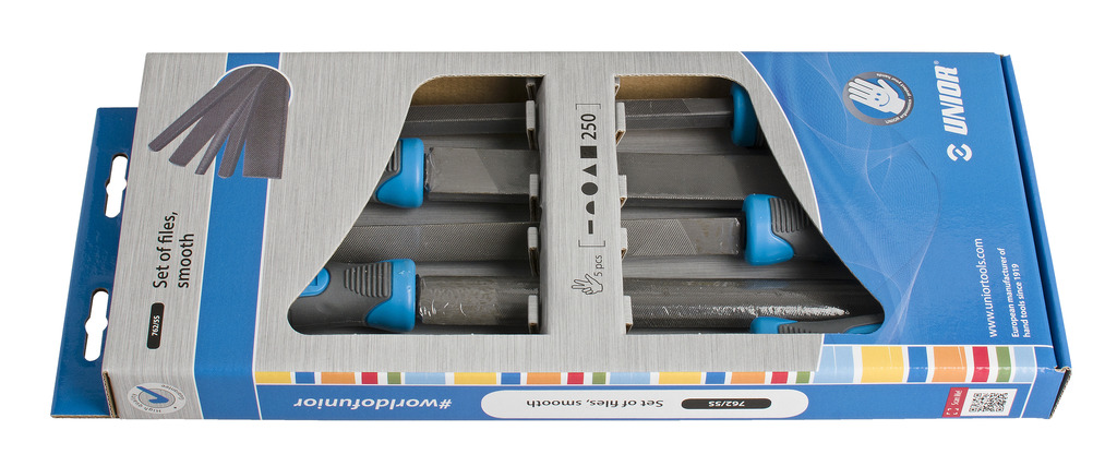 #demo# 762/5S-Juego de limas, finas-250 /5