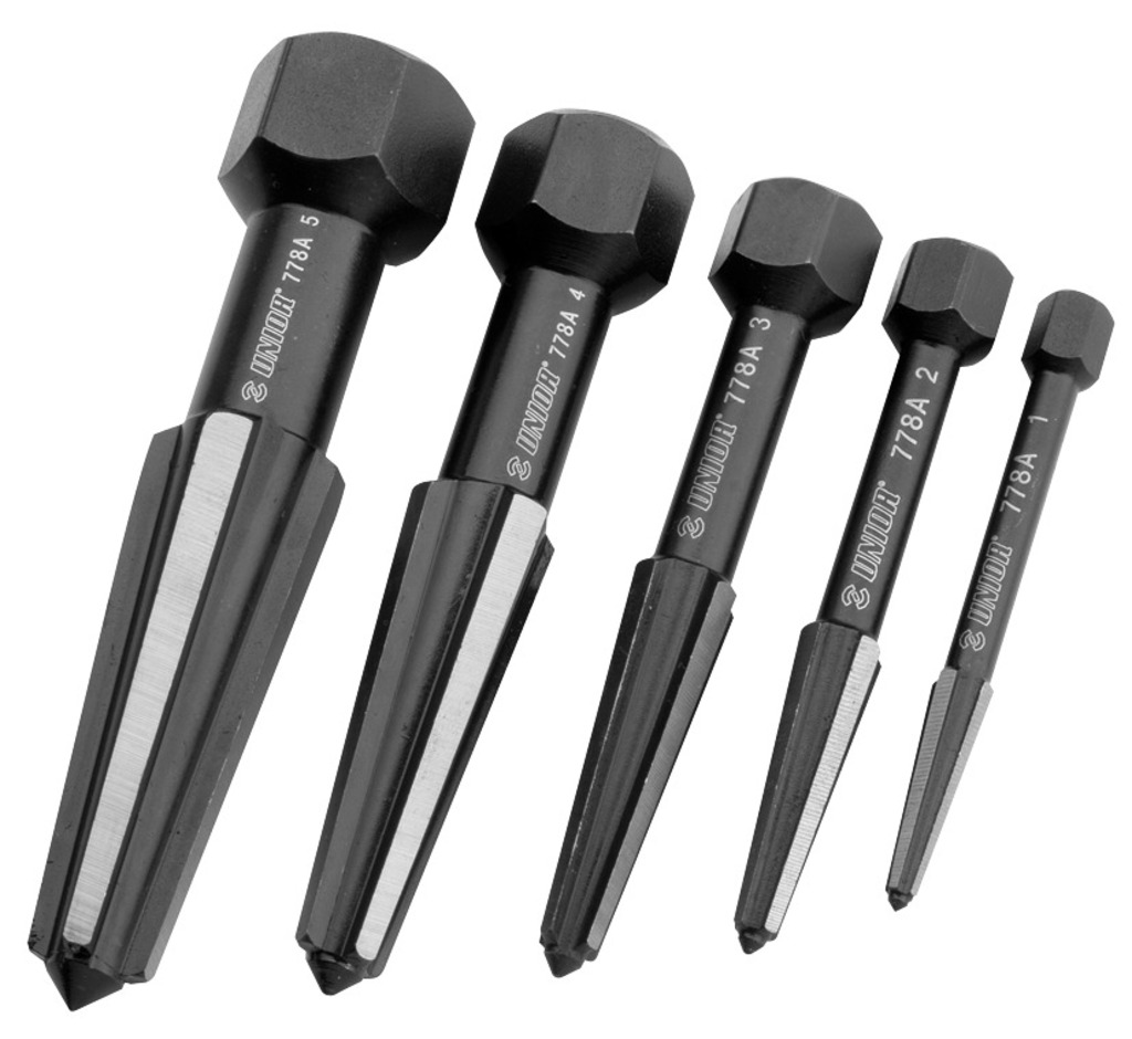 #demo# 778/4APB-Juego de extractores de tuercas con doble filo-1-5