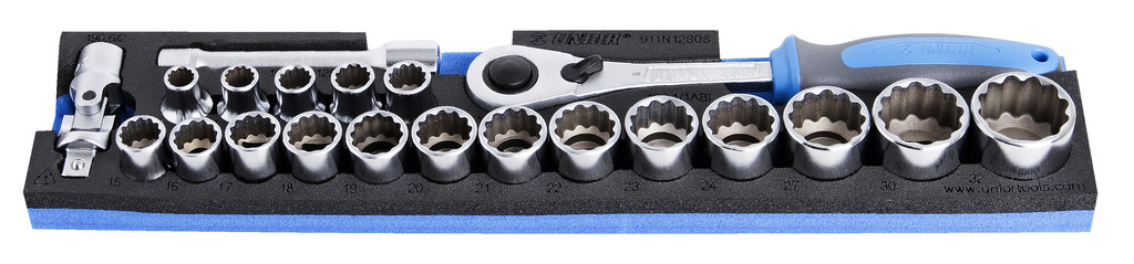 #demo# 911N12P21-Juego de vasos y accesorios de 1/2" en organizador-/21