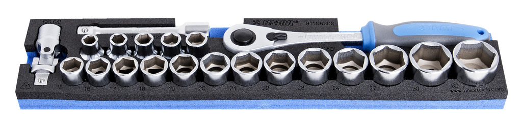 #demo# 911N6P21-Juego de vasos y accesorios de 1/2" en organizador-/21