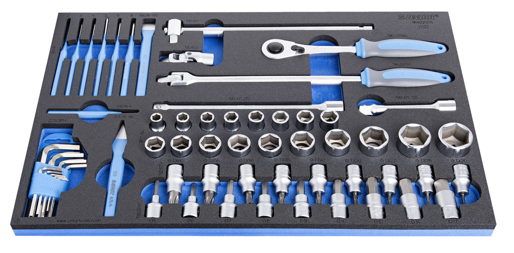 #demo# 964/22SOS-Juego de herramientas en bandeja SOS-/60