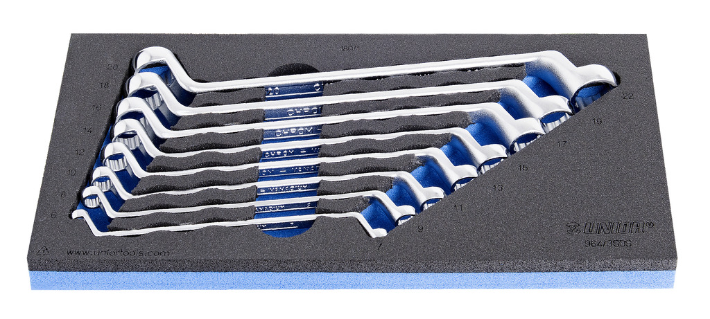 #demo# 964/3SOS-Juego de llaves estrella en bandeja SOS-6 - 22/8