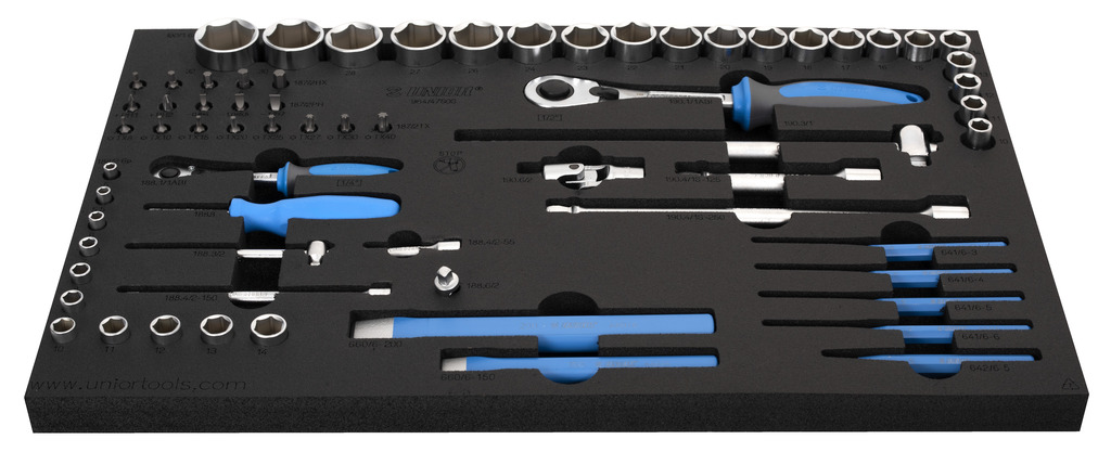 #demo# 964/47SOS-Juego de llaves de vaso en bandeja SOS