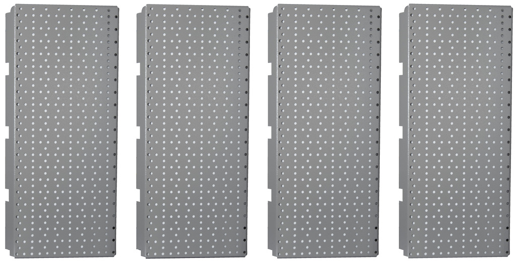 #demo# 990BA -Panel perforada para banco de trabajo modular angular, 4 piezas