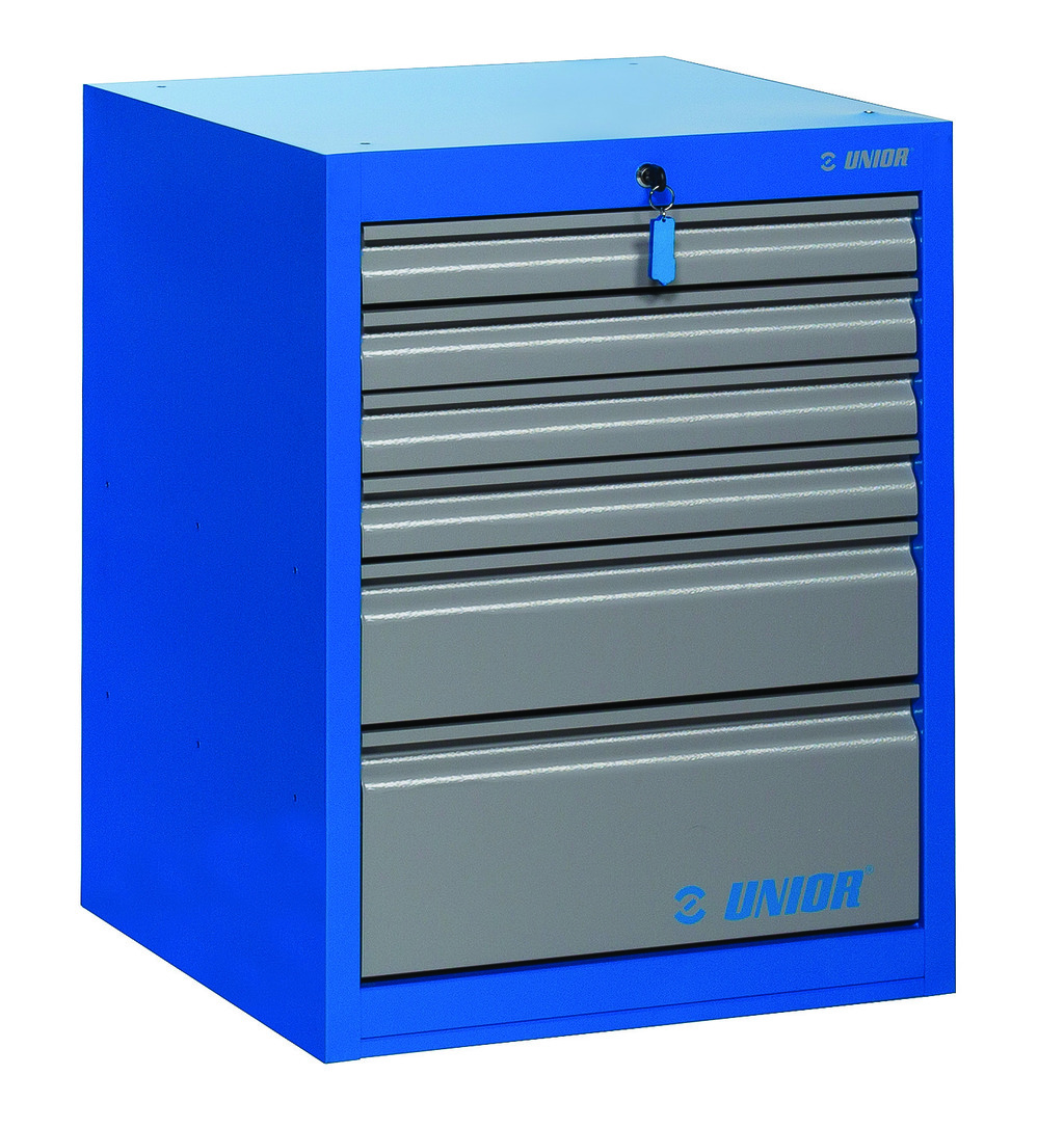 #demo# 990WD6LC100-Armario modular ancho con 6 cajones  663 x 650 x 870