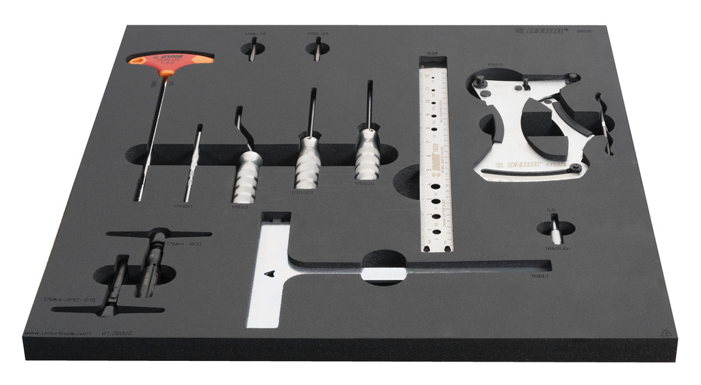 #demo# SET1-2600C-US-Juego de herramientas en bandeja 1 para 2600C - Construcción de ruedas